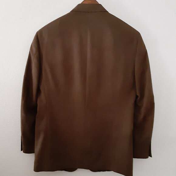 3-Button Blazer * 40R * Andrew Fezza * Fully Lined * Soft, Suede- like, Moleskin - Picture 5 of 13